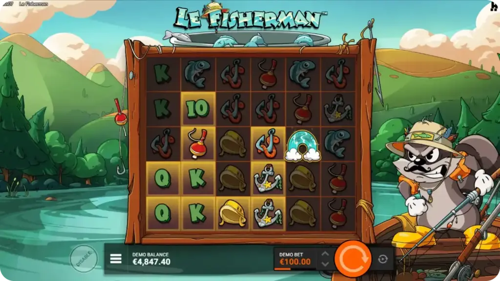 Le Fisherman rainbow symbols feature